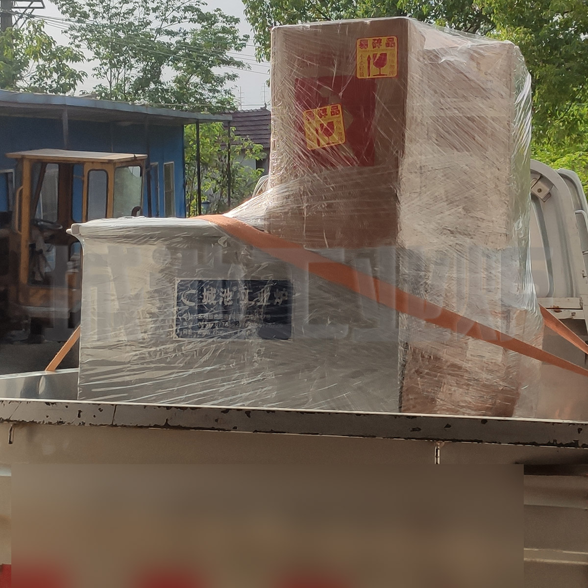 Delivery site of quenching cleaning tank