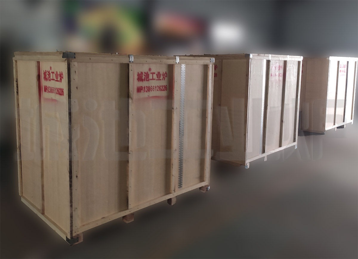 ORB oil quenching tank, quenching oil tank+quenching water tank packed in wooden boxes ready for shipment