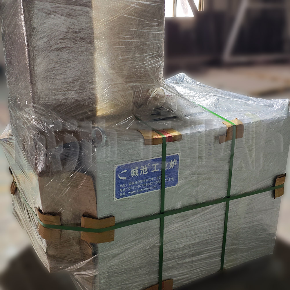 High temperature quenching oil tank packaging for isothermal and graded quenching to be shipped