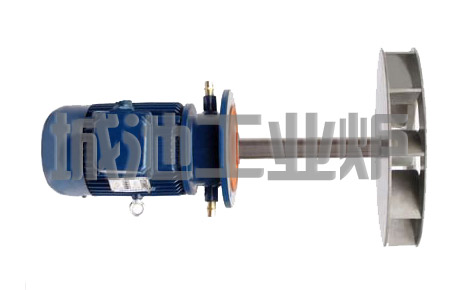 Axial flow hot air circulating fan